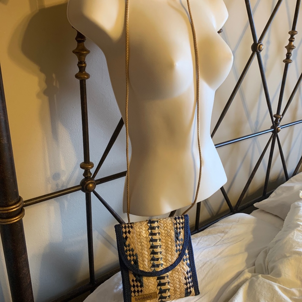 Cute summer straw crossbody